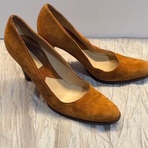Michael Kors Brown Suede Heels